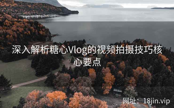 深入解析糖心Vlog的视频拍摄技巧核心要点