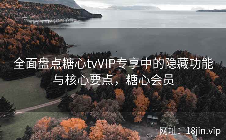 全面盘点糖心tvVIP专享中的隐藏功能与核心要点,糖心会员