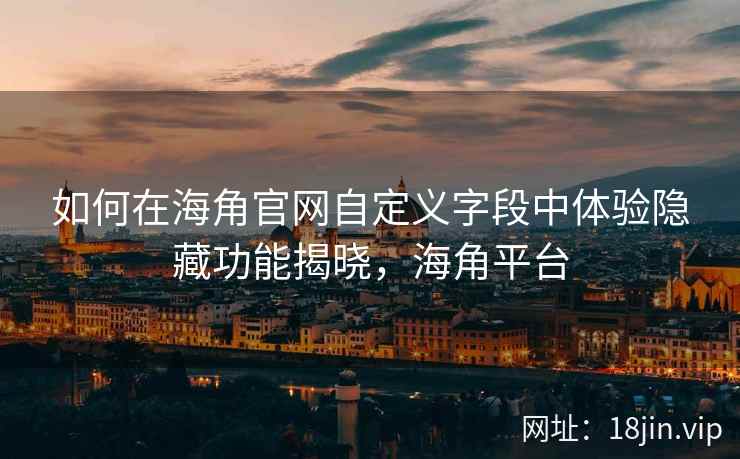 如何在海角官网自定义字段中体验隐藏功能揭晓,海角平台