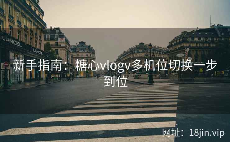 新手指南:糖心vlogv多机位切换一步到位